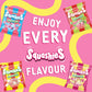 Swizzels Drumstick Squashies Rhubarb & Custard Flavour 120g (Pack of 6)