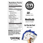 Think Jerky Classic Beef Jerky, Grass-Fed, Gluten Free, Low Calorie, 1 oz Bags, 8 Pack