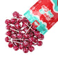 Red Raspberry Red Lollipops, Red Tootsy Pops, by Queen City Candy Cave,(1 Pound)