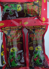 Alamo Candy Mini Tex Dill Pickle In Chamoy - Three Pickles & One NG Joy Sticker - Individually Wrapped - Made In San Antonio, Te