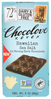 Chocolove Hawaiian Sea Salt 72% Dark Chocolate Bar  3 Oz