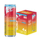 Red Bull Winter Edition Sugarfree Energy Drink  Fuji Apple & Ginger  12 fl. oz.  Pack of 4 cans  with 114mg Caffeine  Taurine & B Vitamins