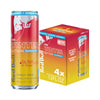 Red Bull Winter Edition Sugarfree Energy Drink  Fuji Apple & Ginger  12 fl. oz.  Pack of 4 cans  with 114mg Caffeine  Taurine & B Vitamins