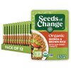 SEEDS OF CHANGE Organic Quinoa & Brown Rice with Sun Dried Tomato, Organic Food, 8.5 OZ Pouch (Pack of 12)
