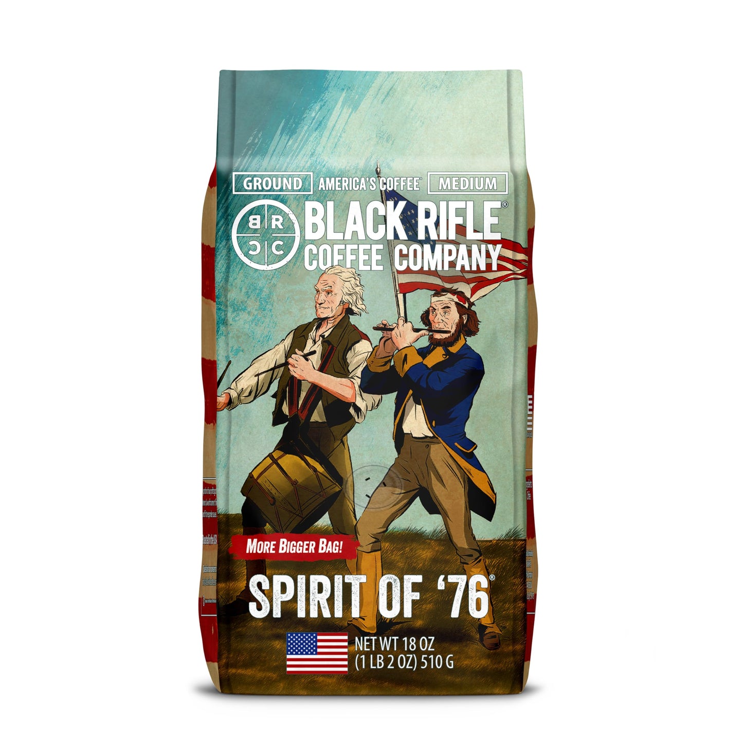 Black  Coffee Company Spirit of 76  Medium Roast Ground Coffee  18 OZ Bag