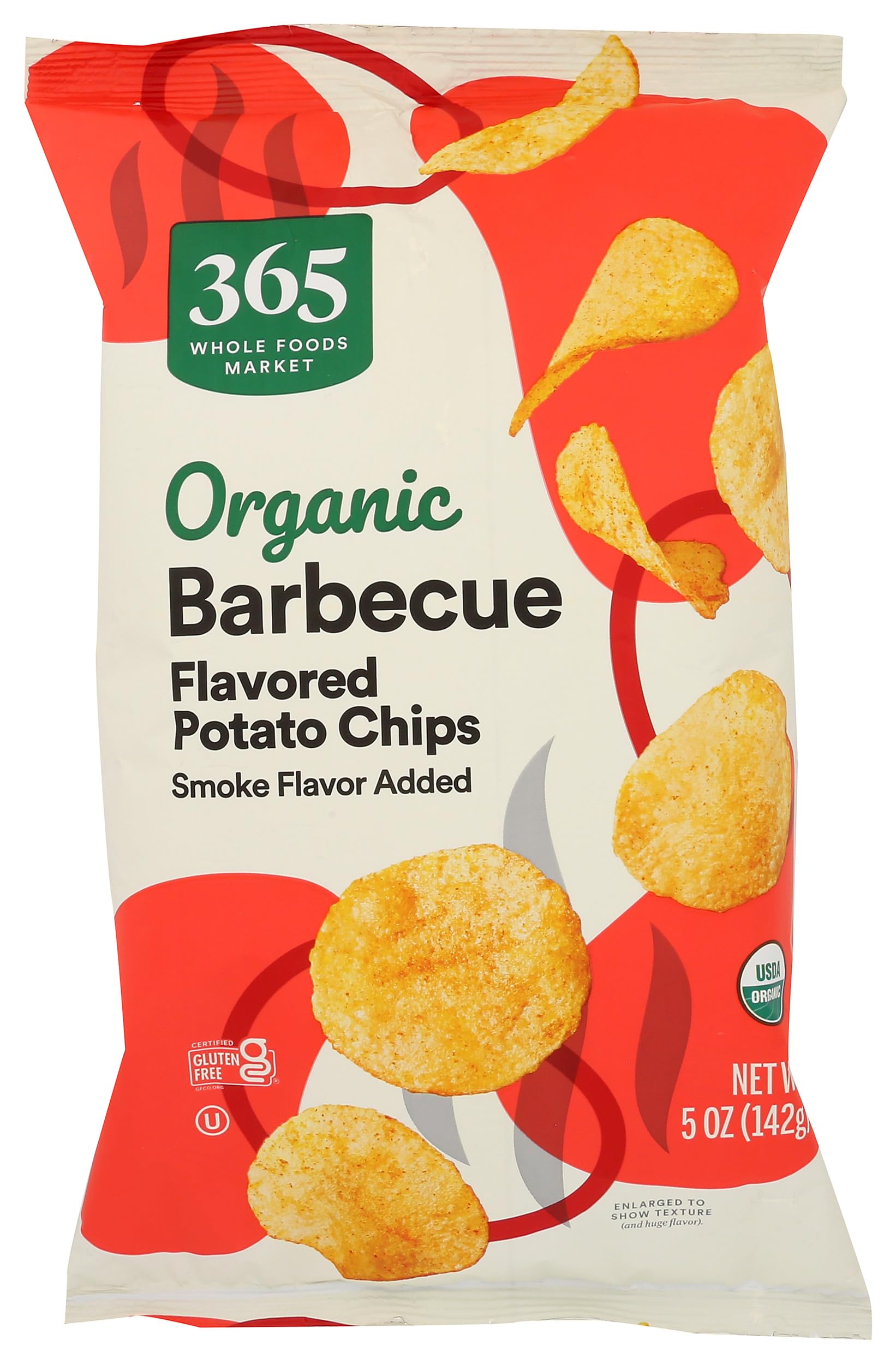 365 by Whole Foods Market, Organic Barbeque Flavored Potato Chips, 5 Ounce