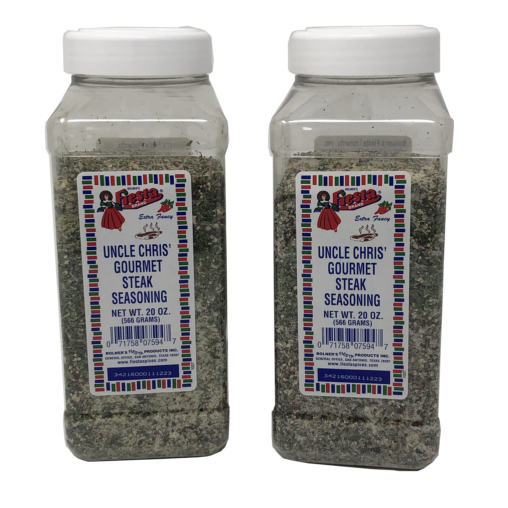 Bolners Fiesta Gourmet Steak Seasoning, Set of 2, 20-Ounce Each, 48 Ounce Total