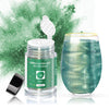 CRPTHE Green Luster Dust Edible 5g, Edible Glitter for Drinks, Food Grade Glitter Shimmer Sprinkle Powder for Cocktails, Baking,