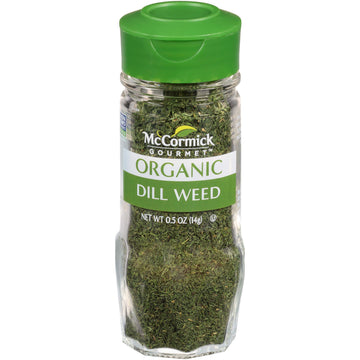 McCormick Gourmet Organic Dill Weed, 0.5 Oz - Culinary Herb, Pack of 1