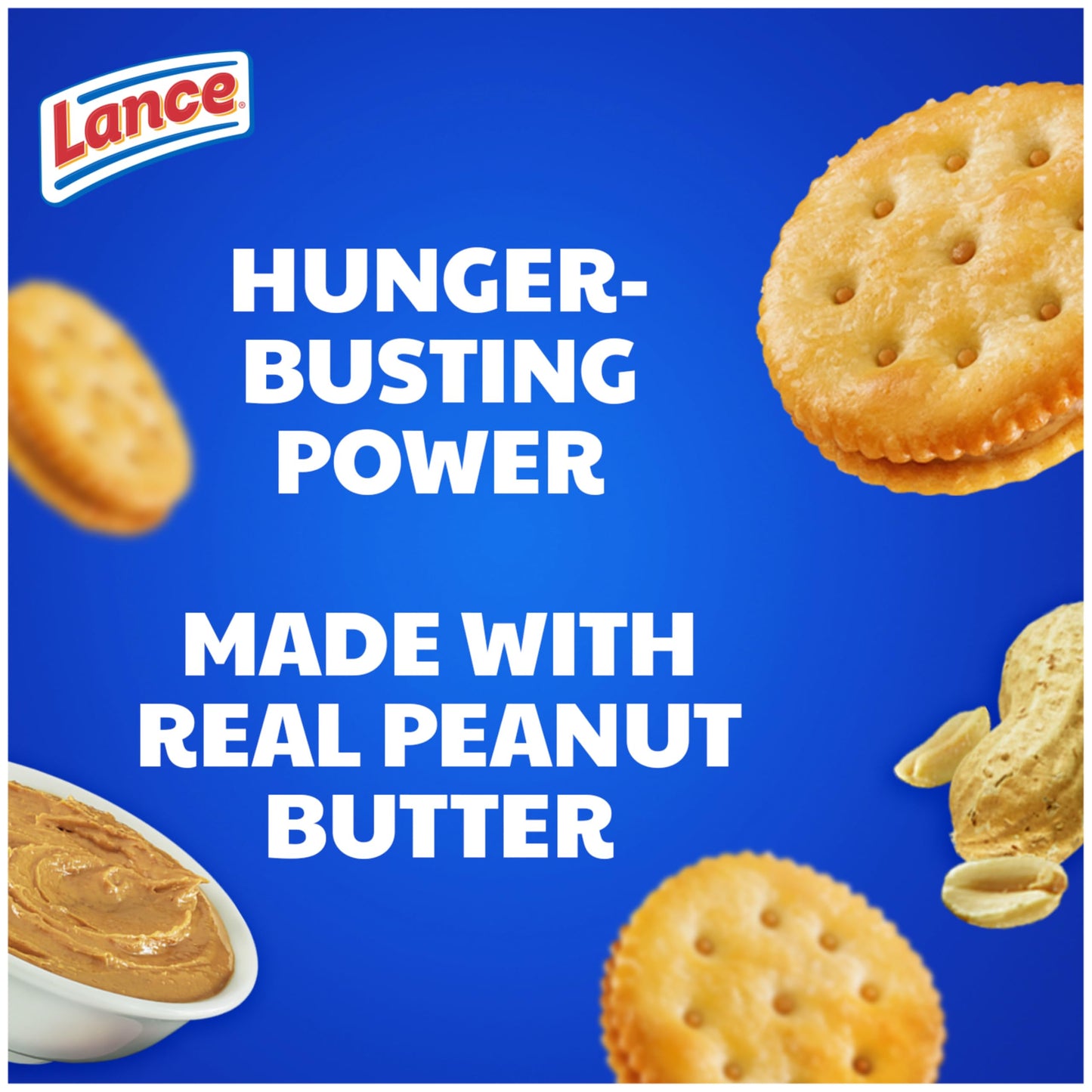Lance Sandwich  ers, Toasty Peanut Butter, 20 Packs, 6 Sandwiches Each, 8.57 Ounce (Pack of 3)