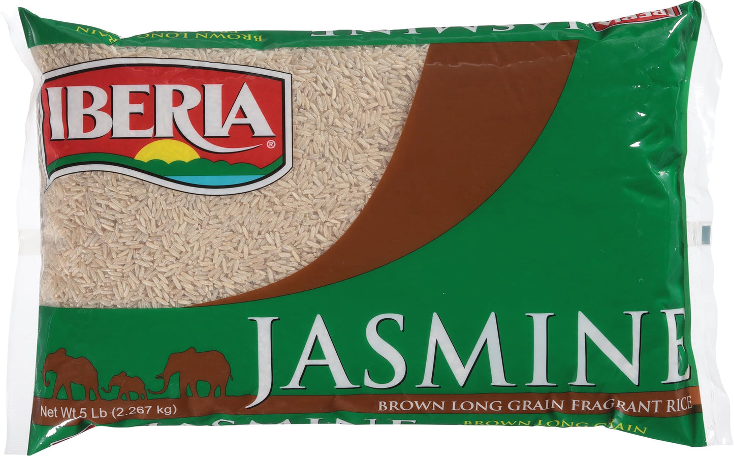 Iberia Brown Jasmine Rice, 5 lb., Brown, Model 212163