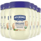 HELLMANN'S Organic Mayonnaise Creamy Condiment for Sandwiches and Simple Meals Original Mayo Rich in Omega-3 ALA, 15 Oz, Pack Of