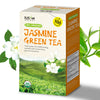 Fusion Organic Jasmine Green Tea - Fresh & Relaxing 100 Jasmine Tea Bags Blend Traditionally Scented with Jasmine Blossoms, Refr