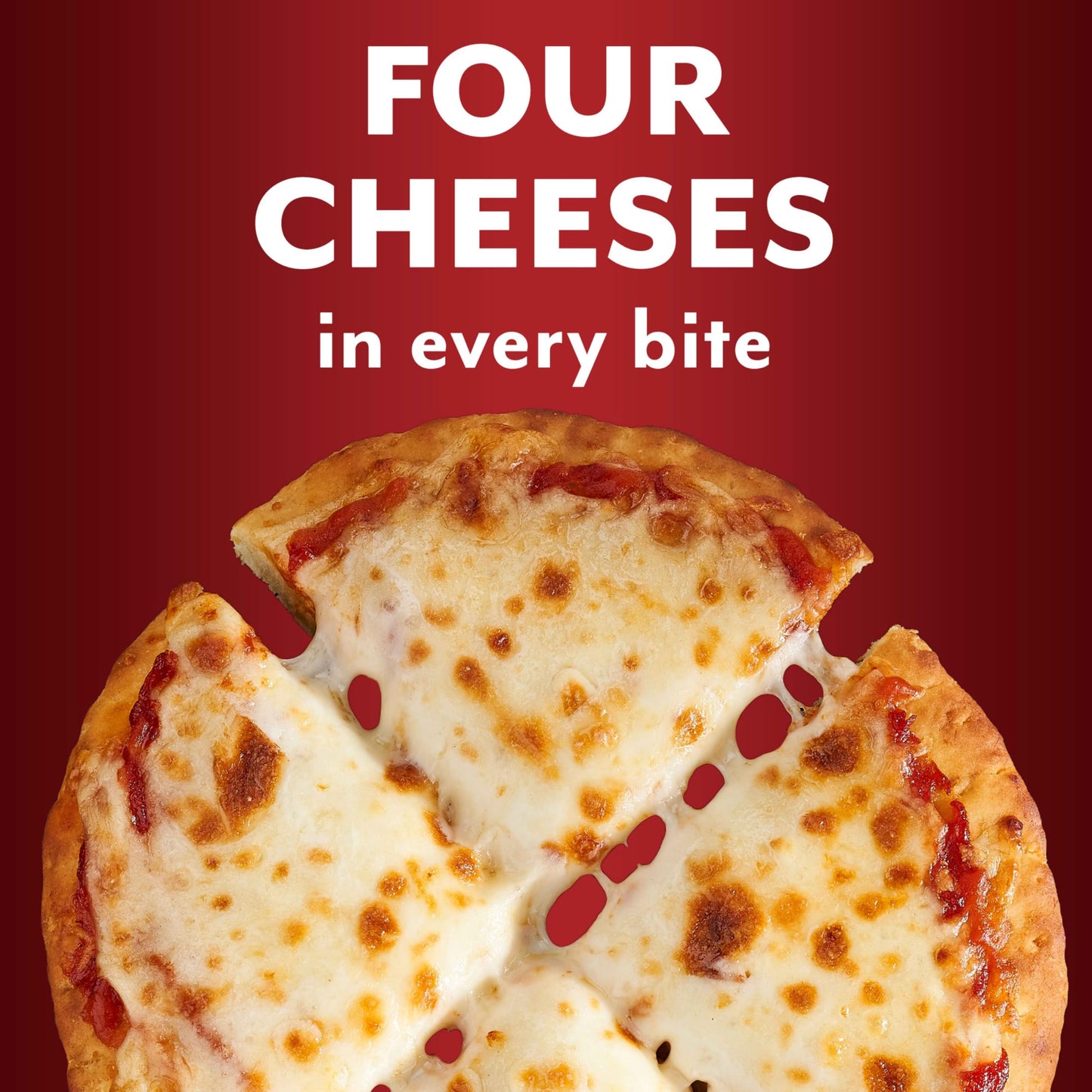 DIGIORNO Frozen Pizza - Frozen Four Cheese Pizza - 8.5 oz Personal Pizza - Stuffed Crust Pizza