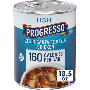 Progresso Light, Zesty Santa Fe Style Chicken Soup, Gluten Free, 18.5 oz.