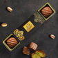 Dubai Chocolate Bar Pistachio Knafeh Mini Bites - Luxury Milk Chocolate, Gift Wrapped Fresh, Enhanced Pistachio Cream Kataifi Filling 0.85 Oz 5 Count Lovetta Chocolate
