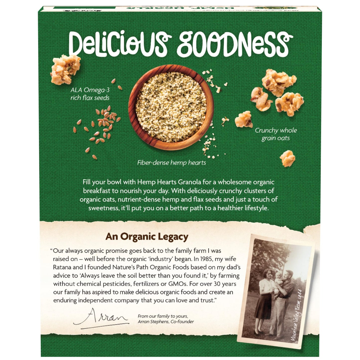 Nature s Path Organic Hemp Hearts Granola, 11.5 oz (Pack of 12), Non-GMO
