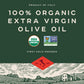 Bionaturae Extra Virgin Olive Oil - Organic, Non-GMO, 102 Fl Oz (Pack of 2) - Made in Italy, USDA Certified Organic