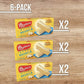 Bauducco Wafer Cookies - Crispy Wafers - 3 Creamy Layers - No Artificial Flavors (Pack Of 6) (Vanilla, 34.92 Oz (Pack Of 6))