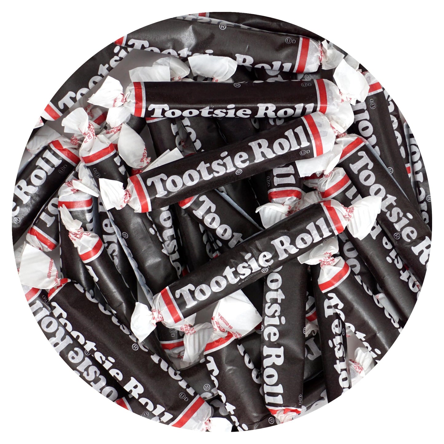 The Hampton Candy Company Tootsie Rolls Bulk Candy, 1lb (Approx 40 Pieces), Individually Wrapped Chocolate