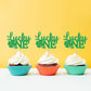 Ercadio 24 Pack St Patrick'S Day Lucky One Cupcake Toppers Four Leaf Lucky One Cupcake Toppers St. Patrick 1St Cupcake Picks For