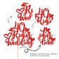 25 Pcs 40Th Anniversary Cupcake Toppers With Ruby Wedding Cake Topper Red Glitter Heart Cupcake Picks For 40Th Wedding Anniversa