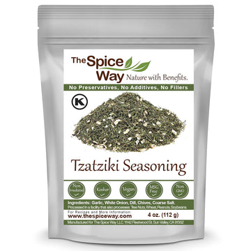The Spice Way Tzatziki Seasoning Dip - Greek Seasoning for Gyros & Yogurt Dip, 4 oz