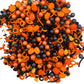EPHVODI Halloween Sprinkles - Edible Pumpkin Sprinkles, Orange & Black Pearl, Cake & Cupcake Toppers, Halloween Decor