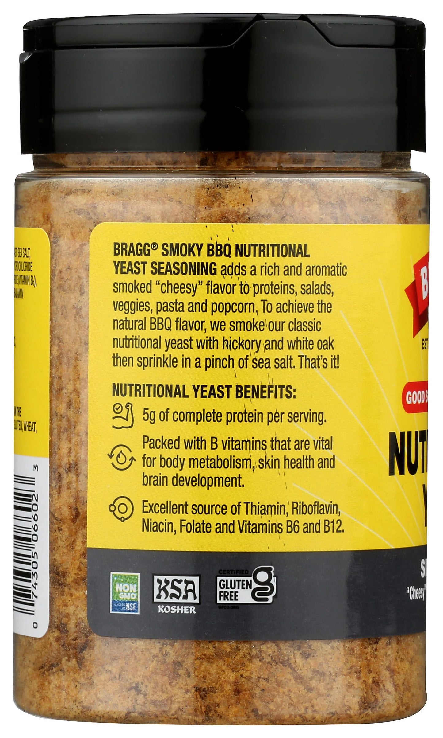 BRAGG NUTRINL YEAST BBQ (6x3.00)