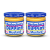 Herlochers Dipping Mustard - Pack of 2 | Sweet & Tangy Mustard Dip, 8 oz Jar | Gluten-Free, Salt-Free, Fat-Free | Perfect Pretze