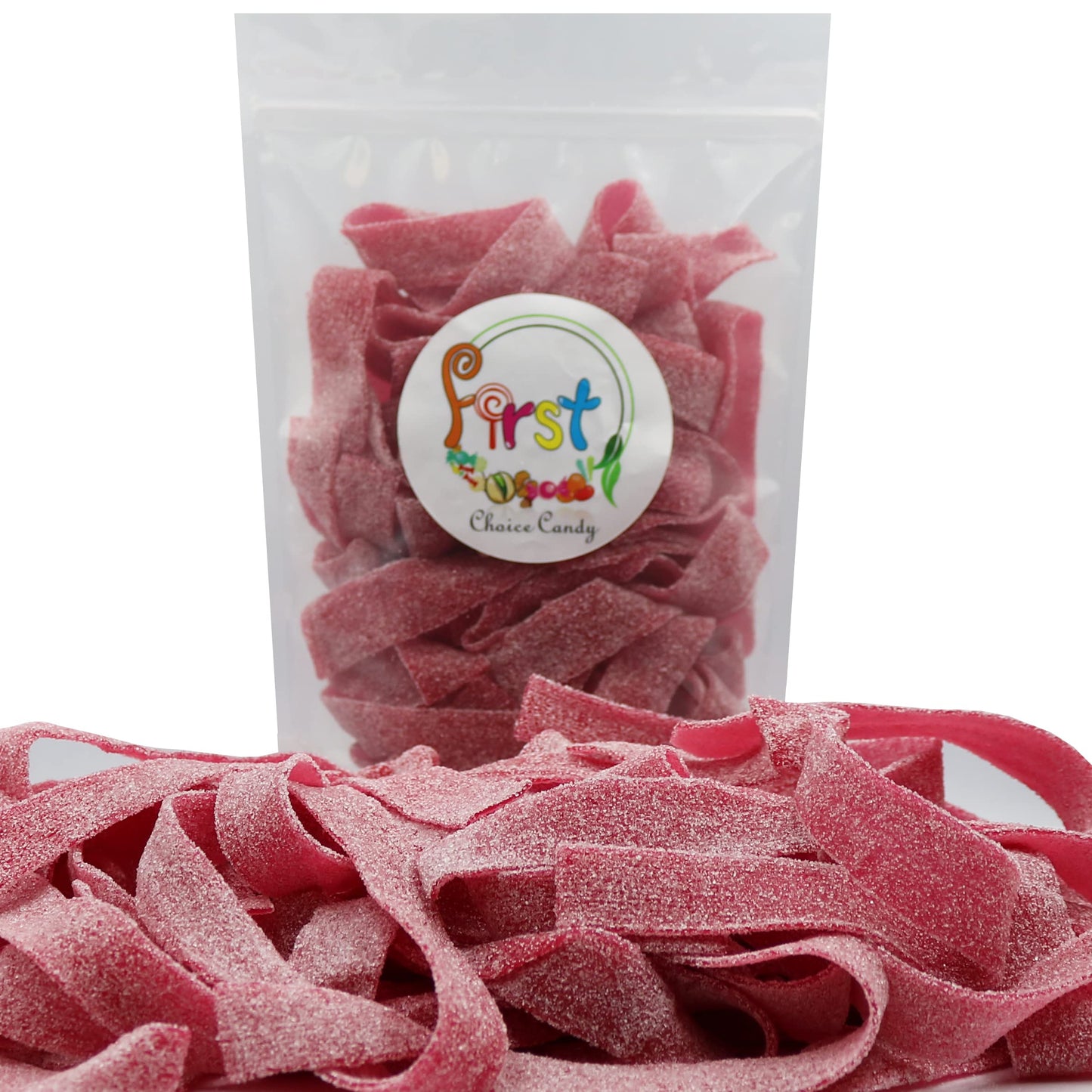 Variety Color Sour Gummy Belts (Wild Cherry, 1 LB)