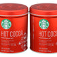 Starbucks Hot Cocoa Mix Tin, Peppermint Hot Cocoa Mix, 7-Ounce Tin (Pack of 2)