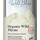Wild Bliss Organic Wild Thyme Tea - Caffeine Free Herbal Support - 20 Plant Based Tea Bags