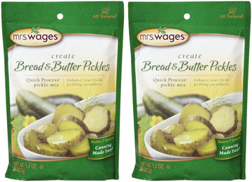 Mrs. Wages Create Bread 'N Butter Pickles Mix, 5.3 Oz, 2 Pk
