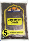 Rani Cardamom (Elachi) Decorticated Seeds Indian Spice 80oz (5lbs) 2.27kg Bulk ~ All Natural | Vegan | Gluten Friendly | NON-GMO