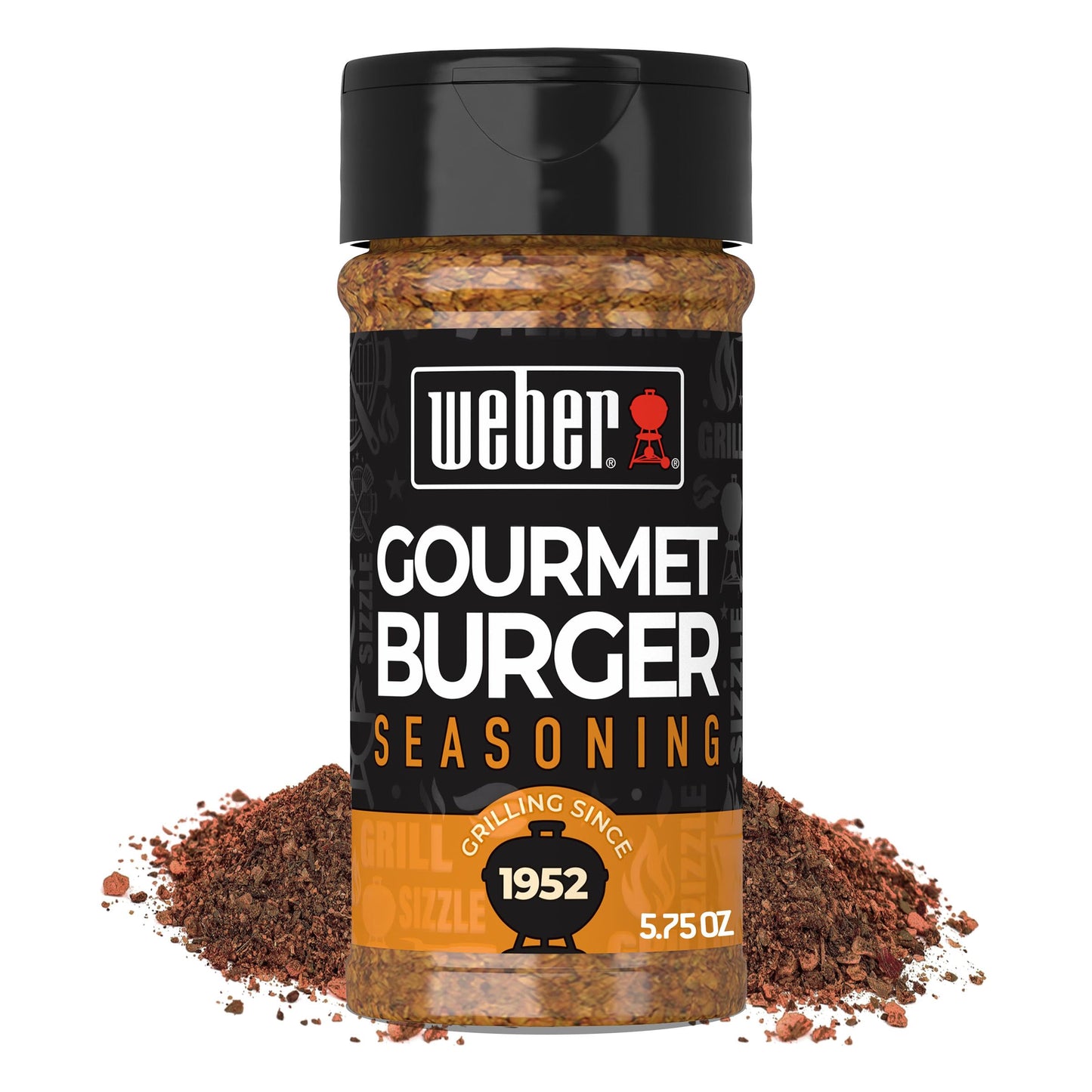 Weber Gourmet Burger Seasoning, 5.75 oz (Pack of 6)