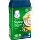 Gerber Organic 2Nd Foods Sitter Banana Oatmeal Baby Food Glass Plastic, 8 Ounce