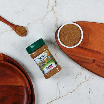 Rani Organic Cumin Powder (Jeera Powder) 3oz (85g) PET Jar ~ All Natural | Vegan | Gluten Friendly | NON-GMO | Indian Origin | U