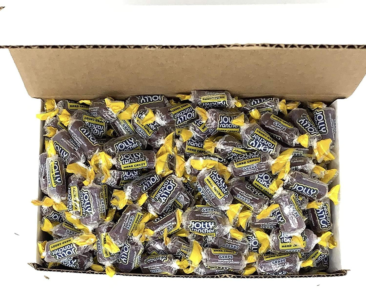 Jolly Rancher Flavor Hard Candy Bulk In Box (Individually Wrapped) (Grape, 1Lb)