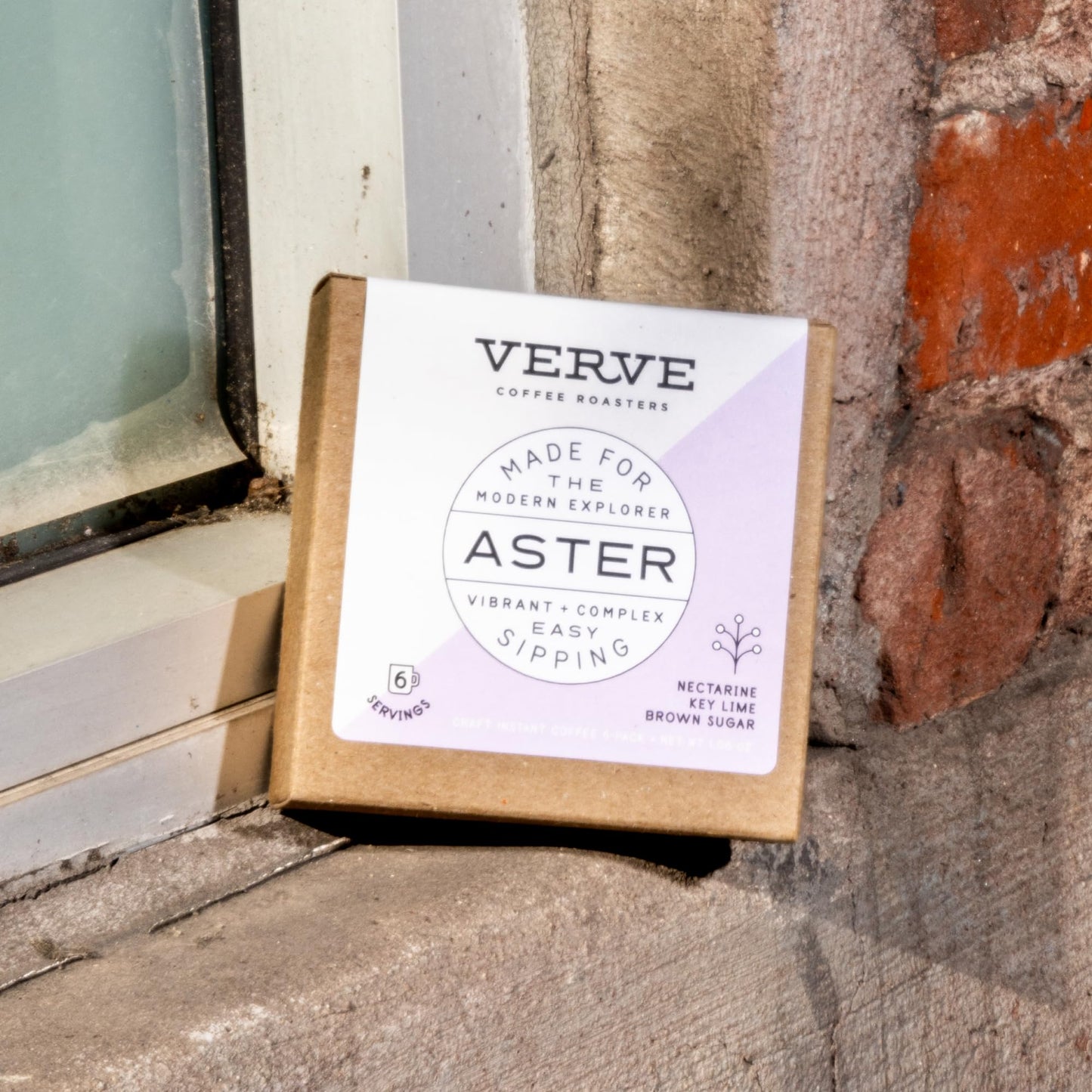 Verve Coffee Roasters Craft Instant Coffee Aster Blend (1950 Blend) | Medium Roast, Ground, Hand-Roasted | Ethiopian Blend | Enj