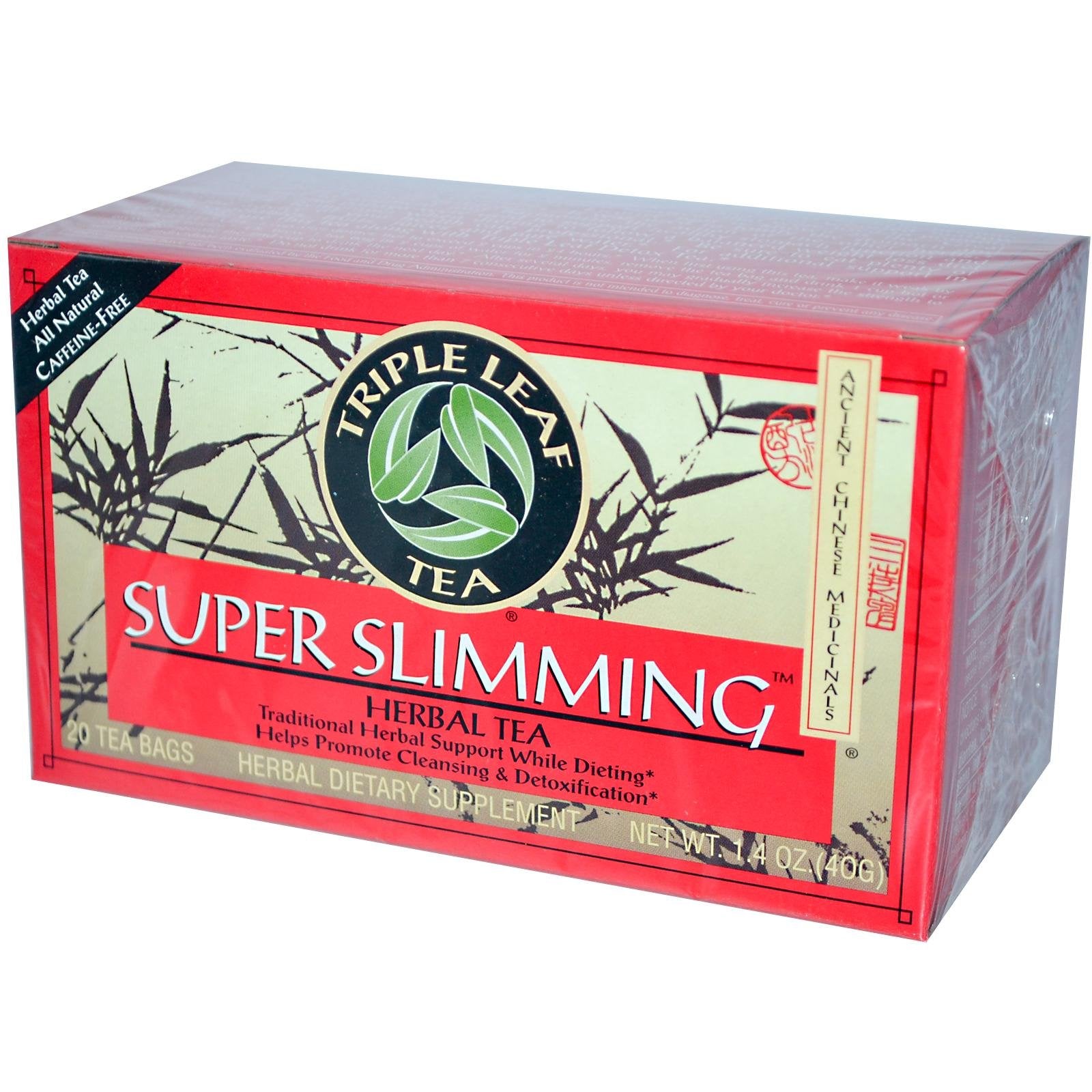 Triple Leaf Tea Super Slimming Tea - 20 Bags, 20 Count, Model TLT00011