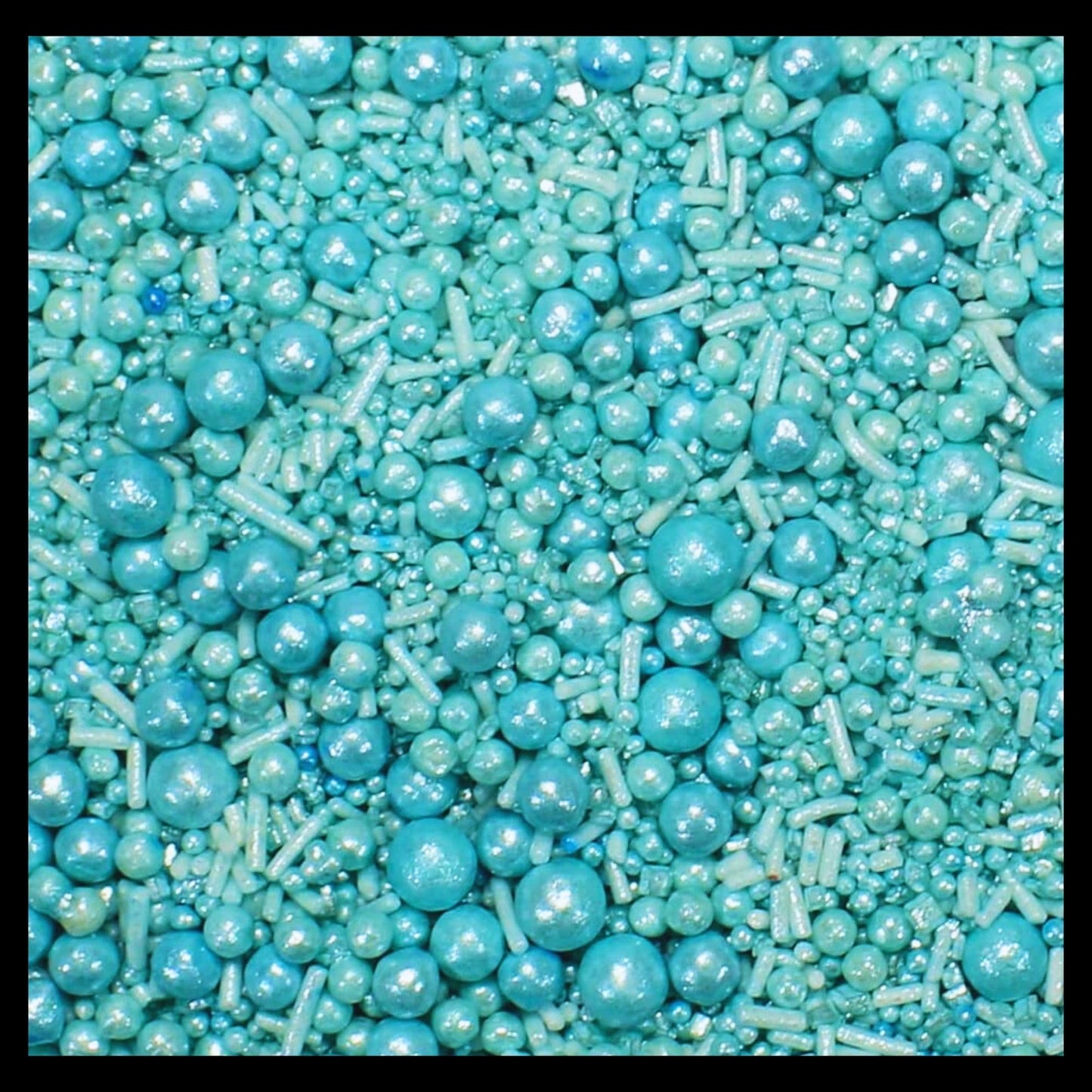 Confect Baby Blue Sprinkles For Christmas Cake & Cupcake Decoration - Edible Pearl Sprinkles & Jimmies For Holiday Desserts- Veg