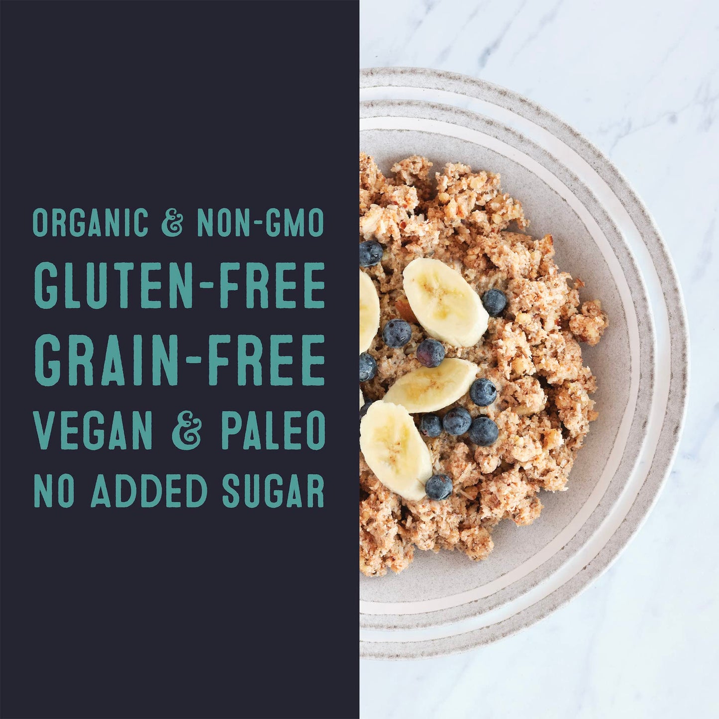 Wella Cereal Oatmeal Alternative, Gluten-Free Breakfast Hot Cereal, Grain-Free Paleo Organic Vegan High Protein Superfood, Plant