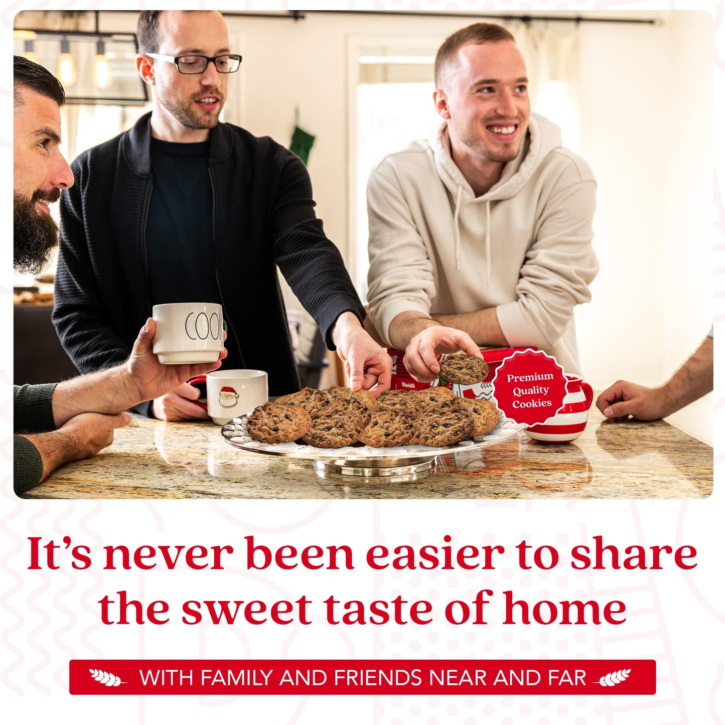 Davids Cookies Oatmeal Raisin Cookies - Fresh Baked, 1lb Gift Basket - No Preservatives, Premium Ingredients