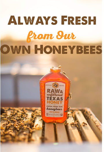 Raw, Unfiltered, Unpasteurized Texas Honey By Desert Creek Honey 5 Gallon (60 Lbs) Bulk Bucket Non-Gmo, Kosher