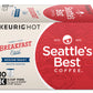 Seattles Best Coffee K-Cup Pods, Breakfast Blend, Medium Roast, 10 Count (Pack of 3), Red and White