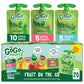 GoGo squeeZ Applesauce and Fruit Puree Variety Pack, Unsweetened Fruit Snacks, 3.2 oz (Pack of 20), Gluten Free, Nut Free, Dairy Free