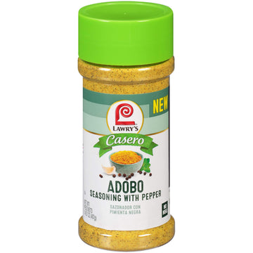Lawrys Casero Adobo Seasoning with Pepper, 14.37 oz (Pack of 12)