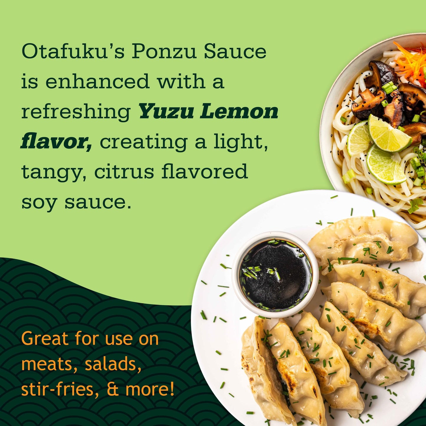 Otafuku Ponzu Soy Sauce Yuzu Lemon Flavor, Restaurant Size 1/2 Gallon