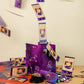 Send A Cake Leo Zodiac Fountain Birthday Box, Chocolate Chip Bundt Cake, Ready to Gift, Pink & Purple Caramels
